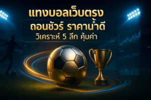 แทงบอลเว็บตรง ถอนชัวร์